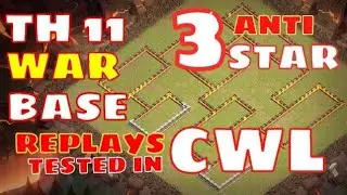 INSANE TH11 WAR BASE /CWL BASE 2019 WITH LINK AND REPLAYS