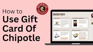 How To Use Chipotle Gift Card Online !