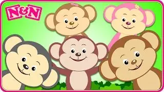 Five Little Monkeys | And Many More Popular Nursery Rhymes Collection For Children by Nellie And Ned