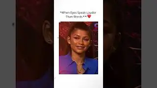 When Eyes Speak Louder Than Words 👀❤️#Tomdaya #TomHolland #Zendaya