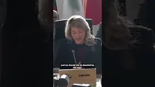 G7 Opening Remarks from Canada's Foreign Minister