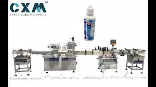 High-Cleanliness Liquid Filling for Contact Lens Solution & E-liquid | CX-YGF2 Machine