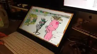 Animating a girl slipping on a banana peel