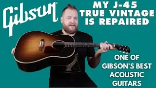 Picking up my Gibson J-45 True Vintage from the Fret Boss