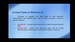 Systems Administration and Maintenance - Account Management and File Systems