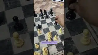 Chess Opening tips for beginners in Real board♟️ Brilliant queen sacrifice to win game #chess #fyp