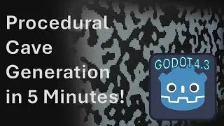 Процедурная генерация пещер в Godot 4.3 за 5 минут!