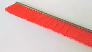 China Dust Proof Nylon Wire Metal Holder Straight Strip brush