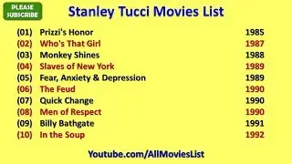 Stanley Tucci Movies List