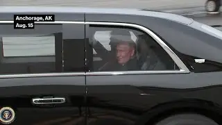 Trump, Putin Share Limo Ride En Route To Alaska Summit