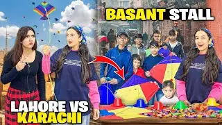 Basant Pe Kites Ka Stall Lagaya😍|Karachi Walon Say Larai Hogai😱|Bachon Ney Bhangra Dala |Sistrology 