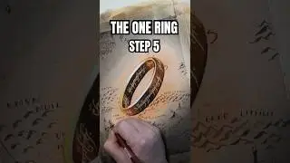 The One Ring: Gouache Painting / Step 5: Middle-Earth Map #gouache #illustration #thelordoftherings