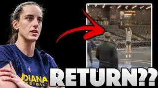 Caitlin Clark SPOTTED At Fever Practice & Could Make RETURN During Playoffs...
