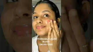 INSIGHT COSMETICS LIQUID BLUSH | Affordable blush under ₹200 #makeup #liquidblush #insightcosmetics