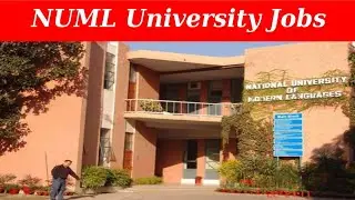 NUML Islamabad Jobs 2023||July 25, 2023