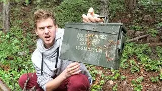 MYSTERIOUS BOX IN THE WOODS!