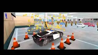 multi level police car parking game