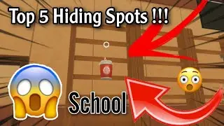 Top 5 Hiding Spots in school map Hide Online || HideWithArfan