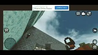 house  and shop in mini block craft game