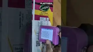 How to print MRP, Date, Batch number in plastic pouches
