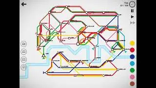 Mini Metro+ Apple Arcade Kids Games Relaxing Music | Monday Metro Map: How to Play Mini Metro Train
