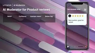 Utopia AI Moderator &ndash; eCommerce & Online Reviews Demo