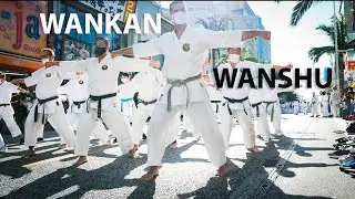 Wankan and wanshu katas performed by Matsubayashiryu practitioners from Asato Dojo and others