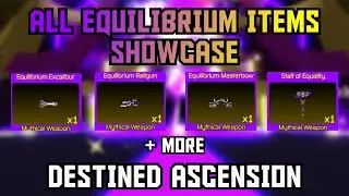 Витрина всех предметов Equilibrium | Предназначение Вознесения