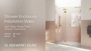 Halo - Shower Glass Hinge Installation Guide