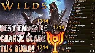 MONSTER HUNTER WILDS | TITLE UPDATE 4 BEST ENDGAME ELEMENTAL CHARGE BLADE BUILD!
