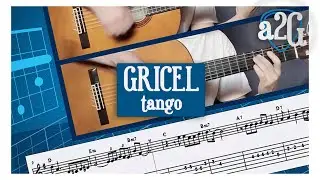 Gricel (tango) - ▶ A Dos Guitarras | Tutorial con Partitura y Tablatura | fácil/easy