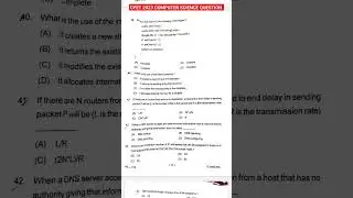 CPET 2023 COMPUTER SCIENCE QUESTIONS #cpet2023 #computerscience #previousyearquestions