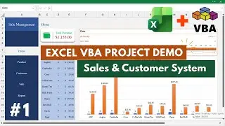Demo Sales Project Overview Excel VBA &ndash; (No Voice)
