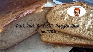 0005 Ruck Zuck Malzbier-Roggen-Brot im TM6 (Thermomix®)