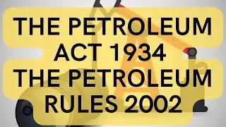 THE PETROLEUM ACT 1934