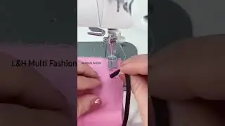 Makkelijk een lintje of elastiek stikken met deze techniek #fashion #fashion_designer #naai_techniek