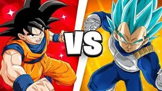 [ Goku Red vs Vegeta blue ] Legendary Battle