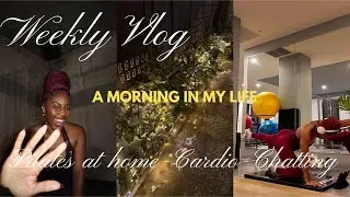 GET READY WITH ME + PILATES &Agrave; LA MAISON 🧘🏾&zwj;♀️ | Cardio, gym & body positivity talk 💕