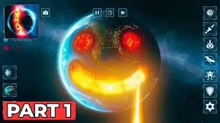Solar Smash Gameplay Part 1 - Destroying Earth with Nukes (Android/iOS)
