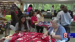 What's Right with Schools: Derby high schoolers make cozy blankets for kids in need