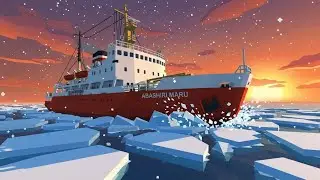 바다가 얼어붙은 세상, 쇄빙선 타고 유빙 뚫고 가기 | 에픽 시네마틱 BGM