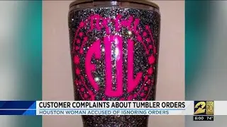 Customer complaints about tumbler orders