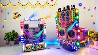 Mini DJ Setup | How to Make Mini DJ Truck with Cardboard | DJ Wala Gadi Tutoria