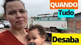 Tudo desabou de uma vez&hellip; doentes, parados e sem rumo na estrada 💔