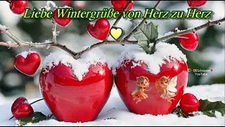 Liebe Grüße von Herz zu Herz für dich 💕 Ich wünsche dir einen schönen Freitag  💖⛄