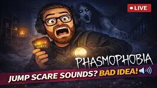🔴 LIVE | Phasmophobia BUT Viewers Have Jump Scare Sounds 😭