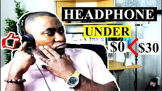 Studio headphones for music production under $30