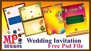 Wedding card psd collection | Free psd file | Mp Designs