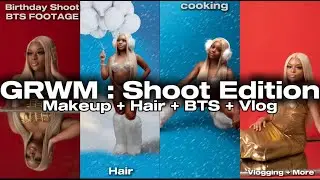 BIRTHDAY PHOTOSHOOT VLOG: BTS OF THE SHOOT, MAKEUP, COOKING + SO MUCH MORE! 📸🎂