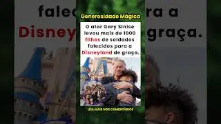 Ator Gary Sinise levou mais de 1000 filhos de soldados falecidos para a Disney de gra&ccedil;a ❤️